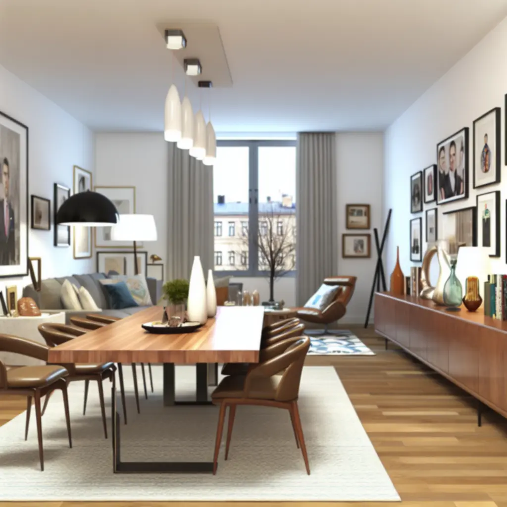 Vásárló nappalija Formioraa bútorokkal